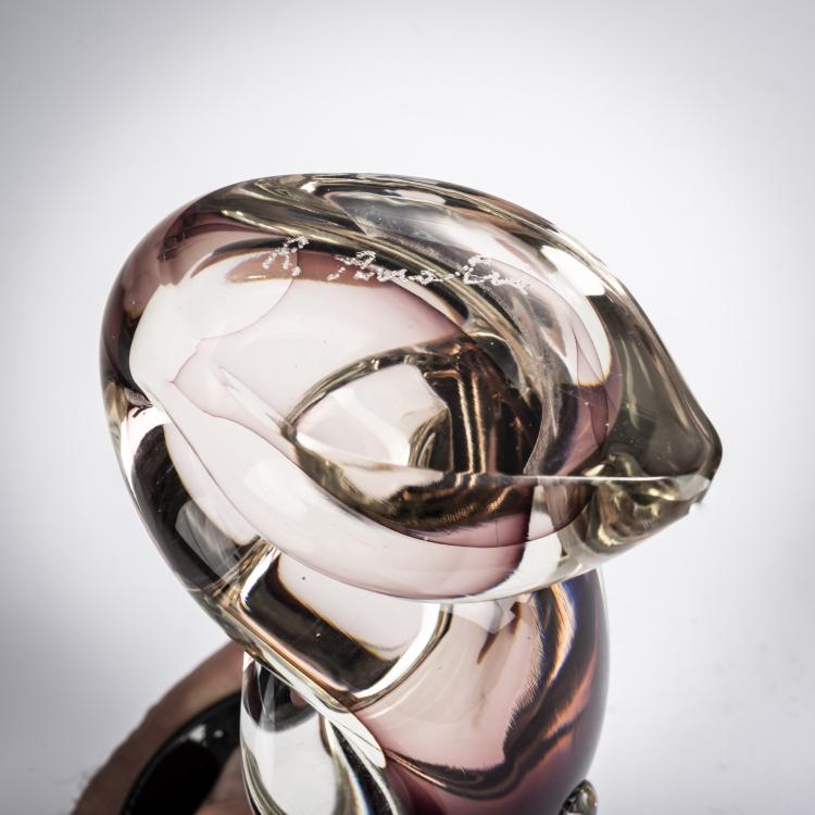 Bild 5 zu Objekt, 'Kneeling Figurine' glass object, 1960s, Renato Anatra, Murano, Vetri, 167B 405