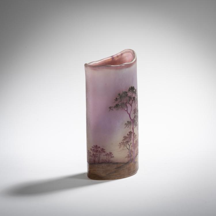 Bild 1 zu Objekt, Vase 'Paysage mauve', 1907, Daum Fr&egrave;res, Nancy, 168A 61