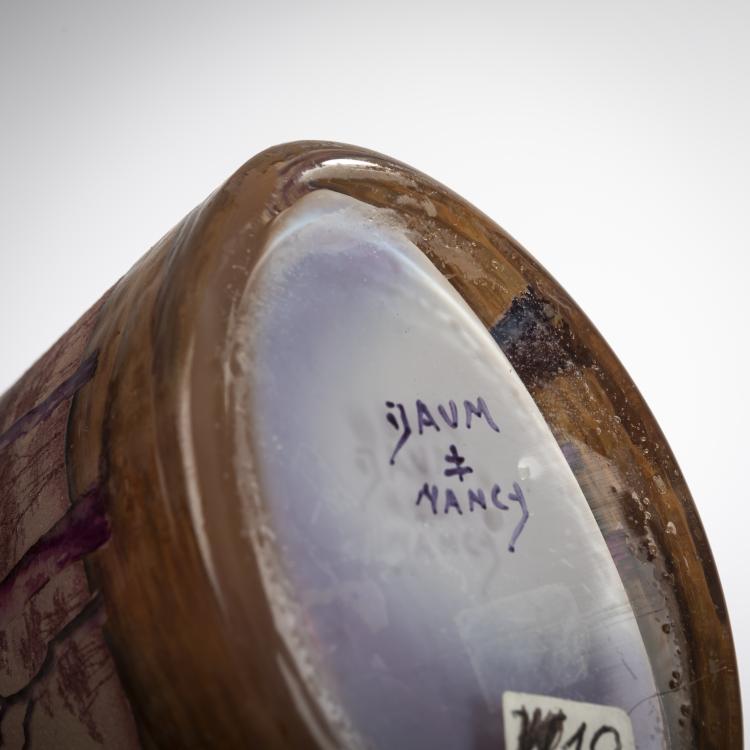 Bild 4 zu Objekt, Vase 'Paysage mauve', 1907, Daum Fr&egrave;res, Nancy, 168A 61