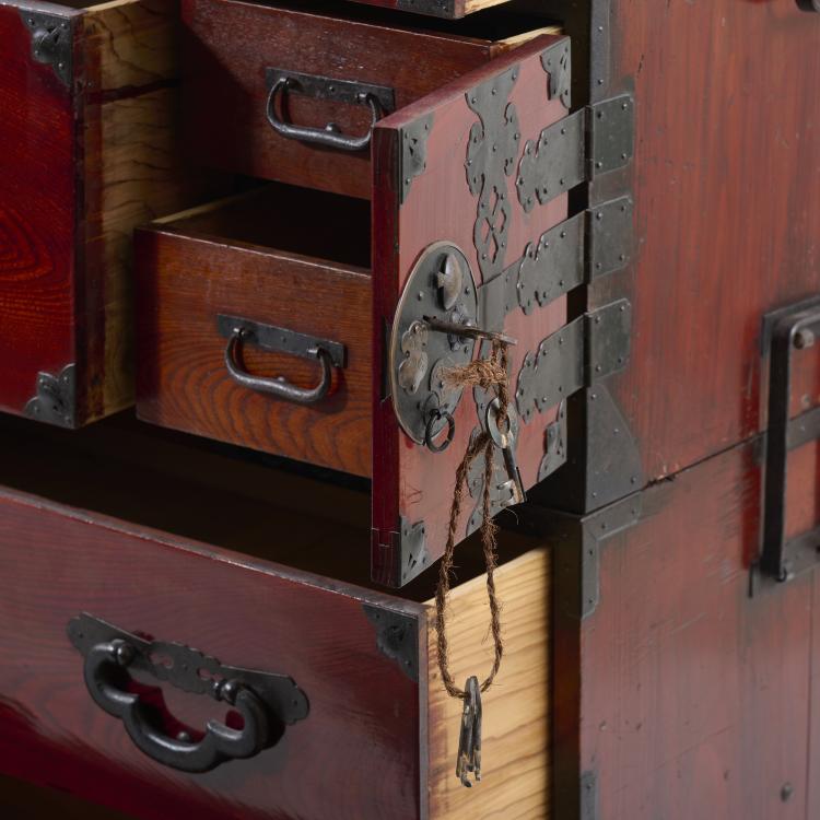 Bild 1 zu Objekt, 'Tansu' Kommode, 19. Jahrhundert, Japan, 167B 326