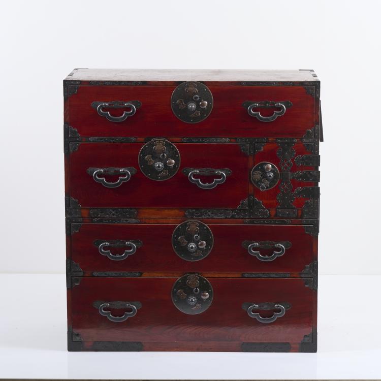 Bild 2 zu Objekt, 'Tansu' Kommode, 19. Jahrhundert, Japan, 167B 326