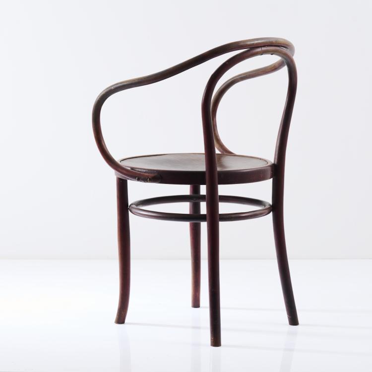 Bild 4 zu Objekt, Armlehnsessel '712' oder 'Corbusier Sessel', um 1902, Kohn, J. & J, Wien, 167B 328