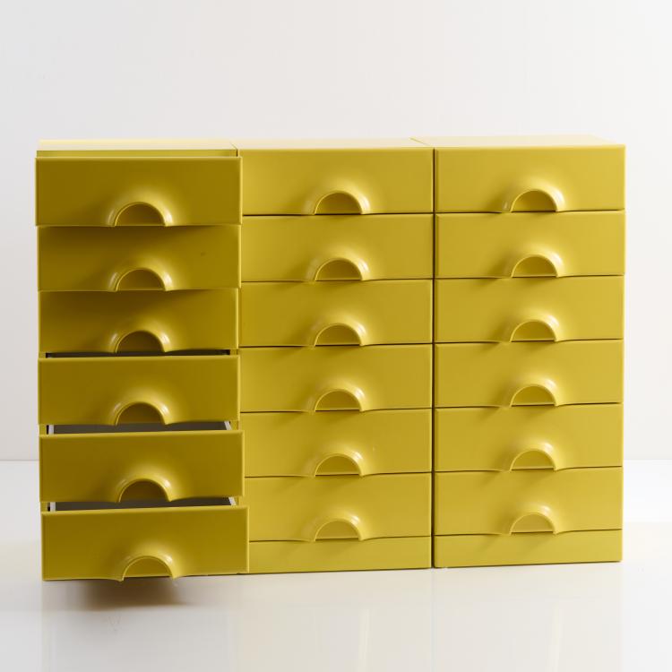 Bild 3 zu Objekt, Three chests of drawers, 1970s, Sch&ouml;nbuch, Bad K&ouml;nigshofen, 167B 552