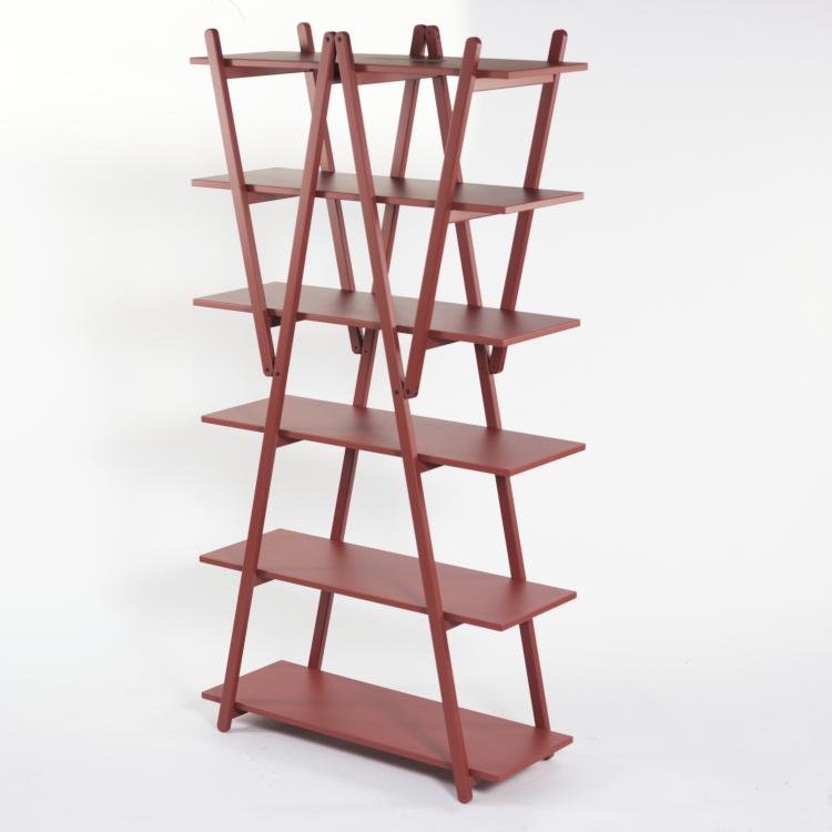 Hauptbild zu Objekt, 'Nuvola Rossa' folding shelf, 1977, Vico Magistretti, Cassina, Mailand, 167A 278