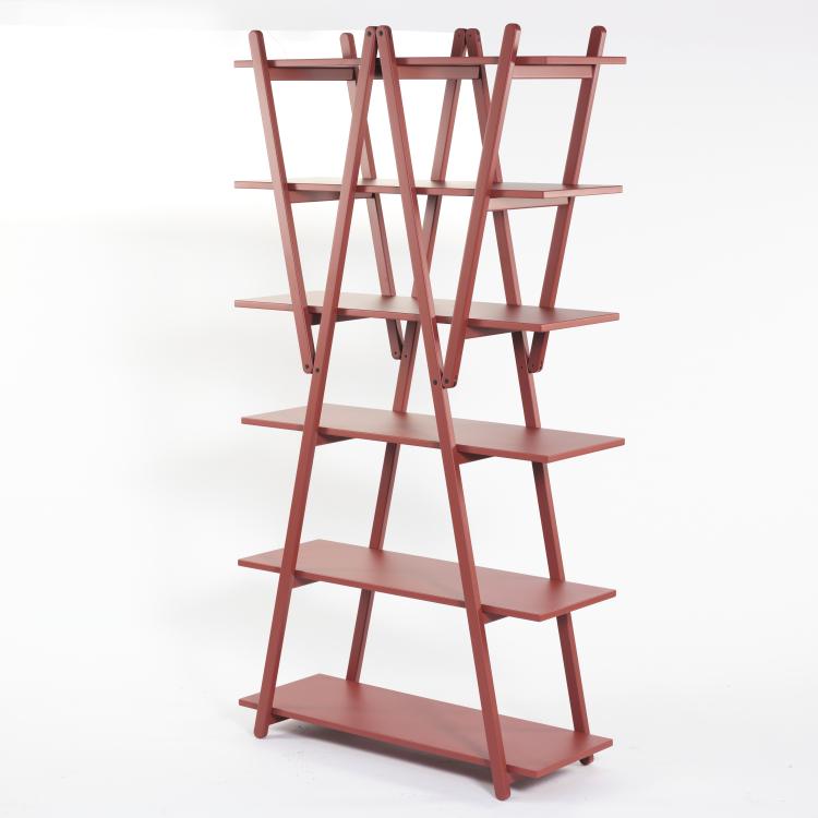 Bild 1 zu Objekt, 'Nuvola Rossa' folding shelf, 1977, Vico Magistretti, Cassina, Mailand, 167A 278