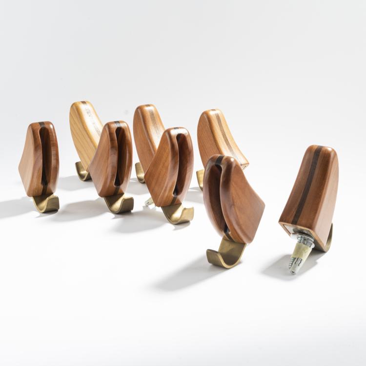 Bild 2 zu Objekt, Acht Kleiderhaken, 1968, Carlo Scarpa, Montebello, Italien, 167A 108