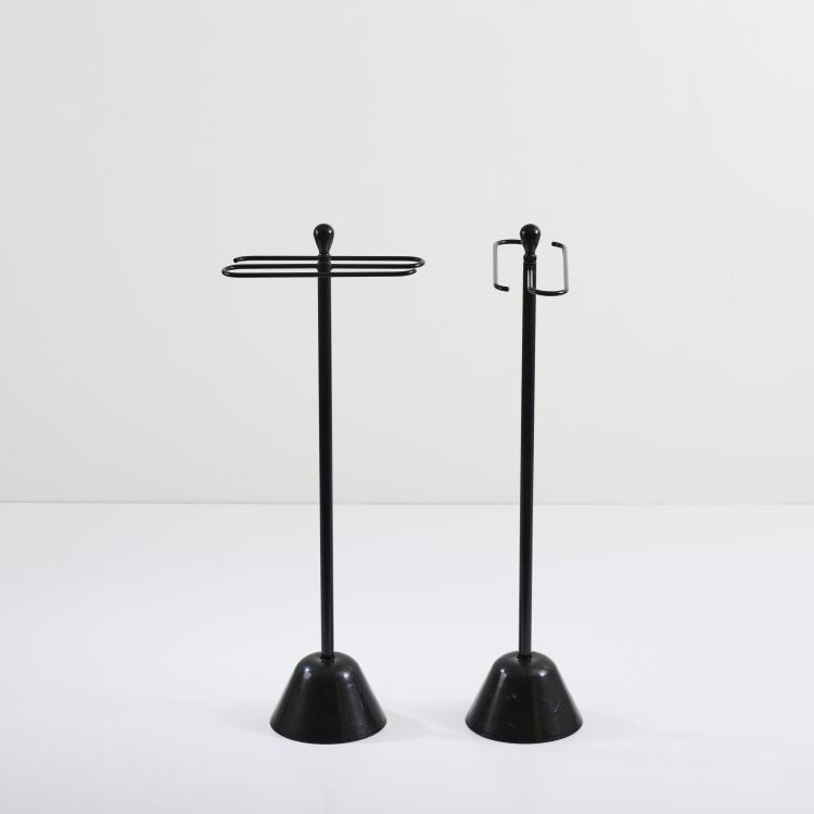 Bild 1 zu Objekt, Zwei Handtuchhalter 'Servietto', 1986, Achille Castiglioni, Zanotta, Mailand, 167A 301