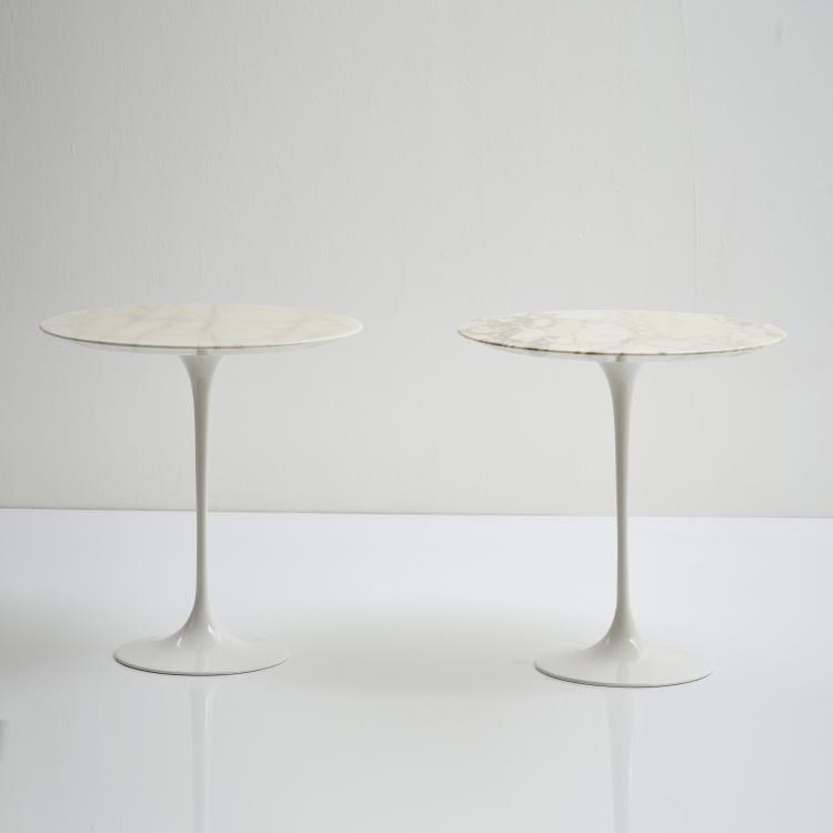 Bild 6 zu Objekt, Zwei Beistelltische 'Tulip' - '163F', 1957, Eero Saarinen, Knoll International, New York, 167B 496