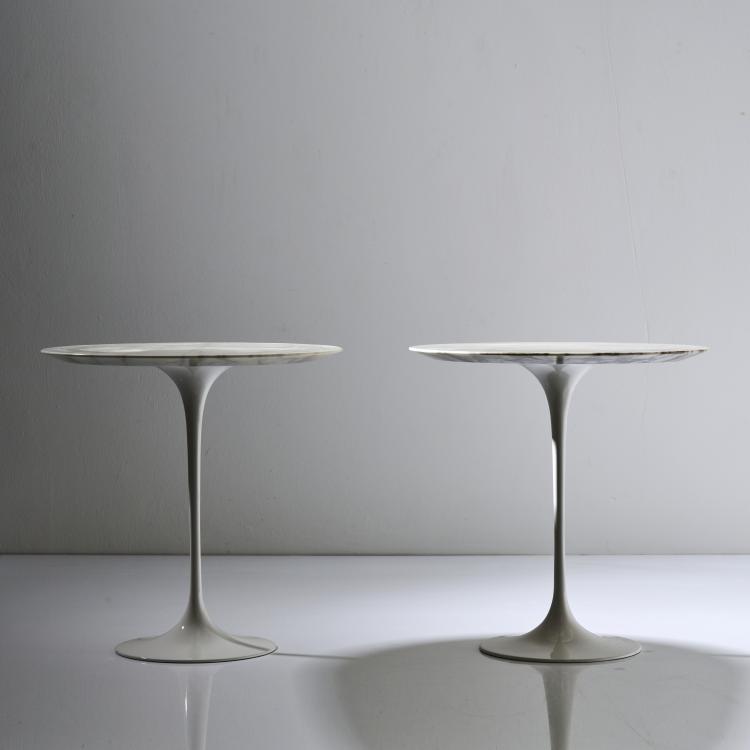 Bild 7 zu Objekt, Zwei Beistelltische 'Tulip' - '163F', 1957, Eero Saarinen, Knoll International, New York, 167B 496