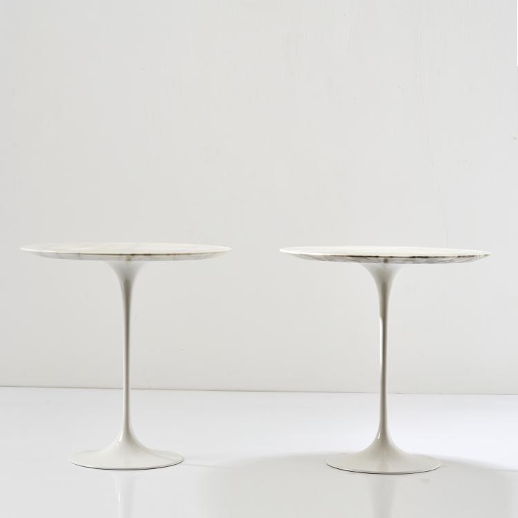 Bild 8 zu Objekt, Zwei Beistelltische 'Tulip' - '163F', 1957, Eero Saarinen, Knoll International, New York, 167B 496