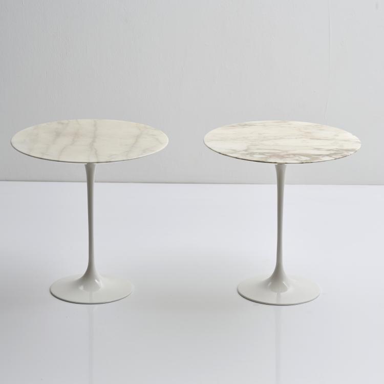Bild 9 zu Objekt, Zwei Beistelltische 'Tulip' - '163F', 1957, Eero Saarinen, Knoll International, New York, 167B 496
