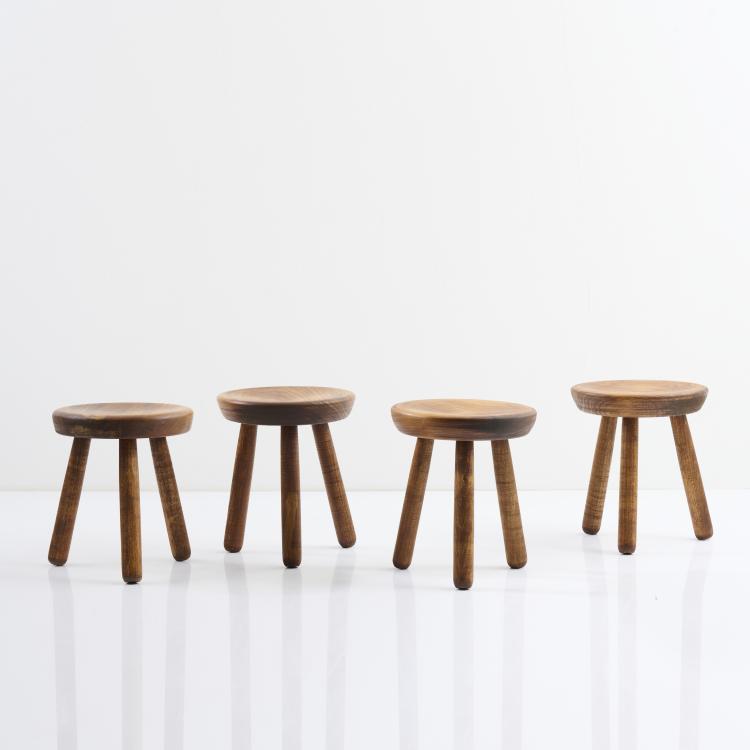 Hauptbild zu Objekt, Four stools, 1960s, Italien, 167A 191