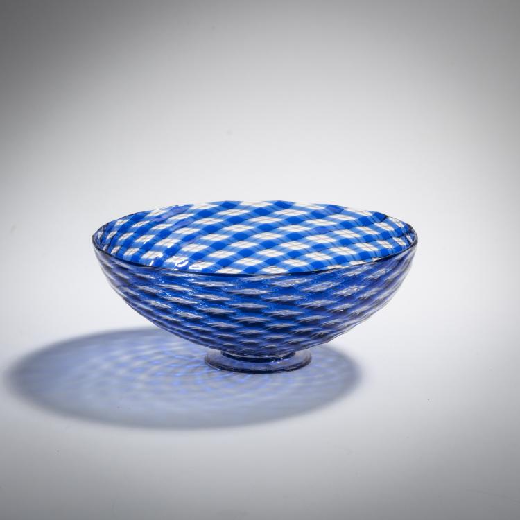 Bild 1 zu Objekt, 'A reticello' bowl, 1927, Carlo Scarpa, Cappellin, M.V.M., Murano, 167C 607