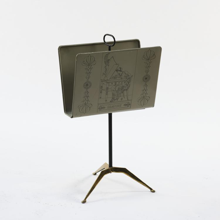 Bild 1 zu Objekt, Zeitungsst&auml;nder 'Gravure', 1960er Jahre, Piero Fornasetti, Fornasetti, Mailand, 167A 128