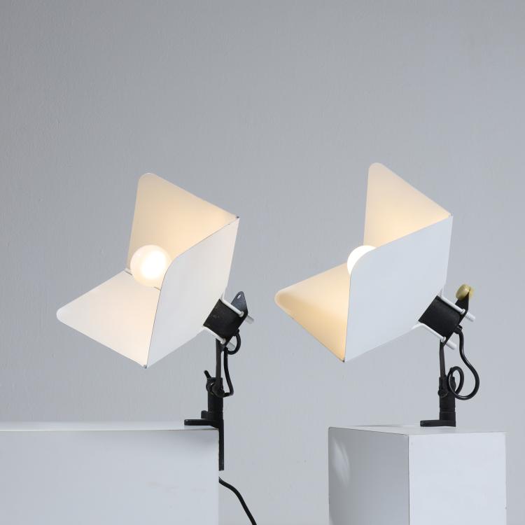 Hauptbild zu Objekt, 'Triedro' clip-on light, 1971, Joe Colombo, Stilnovo, Mailand, 167A 256