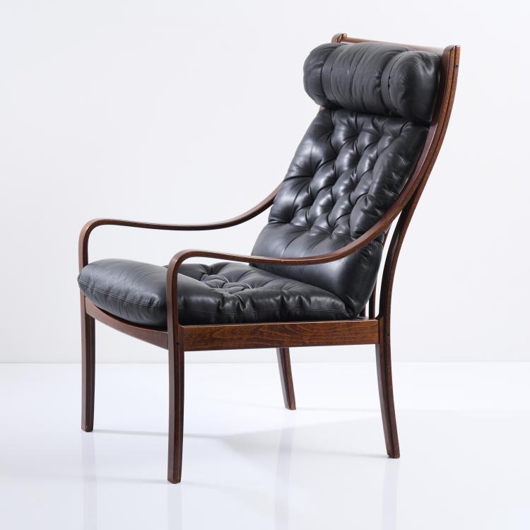 Hauptbild zu Objekt, Armchair, 1960s, Fredrik Kayser, Vatne Lenestolfabrikk, Norwegen, 167B 518