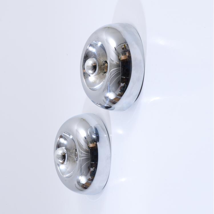 Hauptbild zu Objekt, Two wall lights, 1960s, Italien, 167A 185