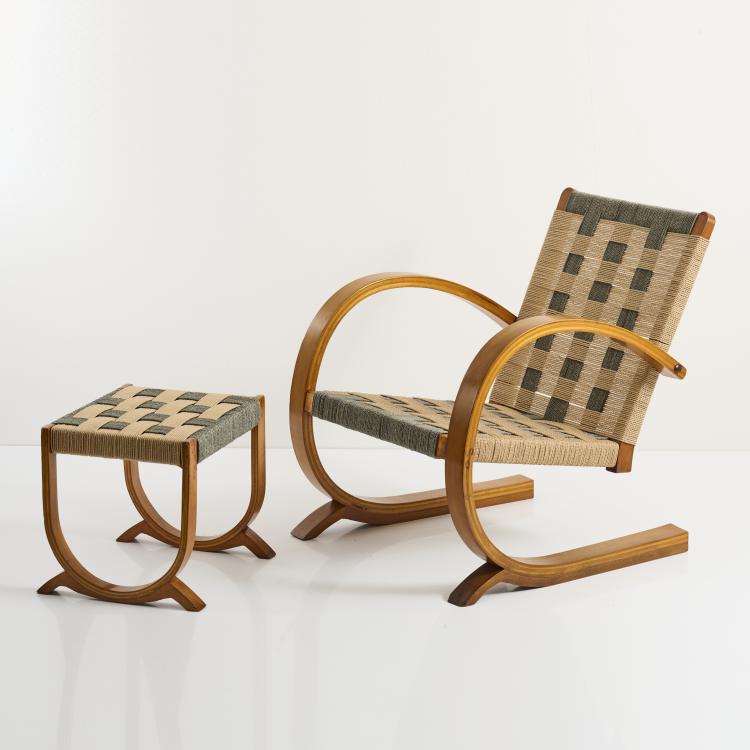 Bild 18 zu Objekt, Zwei Armlehnsessel, zwei Ottomane, 1930er Jahre, Italien, 167A 1