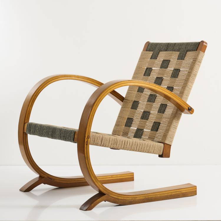 Bild 20 zu Objekt, Zwei Armlehnsessel, zwei Ottomane, 1930er Jahre, Italien, 167A 1