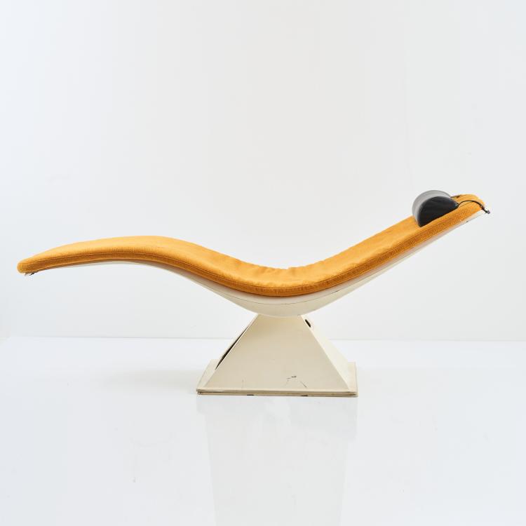 Hauptbild zu Objekt, Liegestuhl, um 1970, Charles Zublena, Plastique de Bourgogne (zugeschrieben/attr.), 167B 556