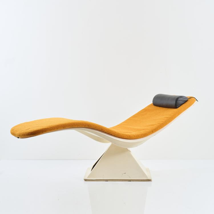Bild 2 zu Objekt, Liegestuhl, um 1970, Charles Zublena, Plastique de Bourgogne (zugeschrieben/attr.), 167B 556
