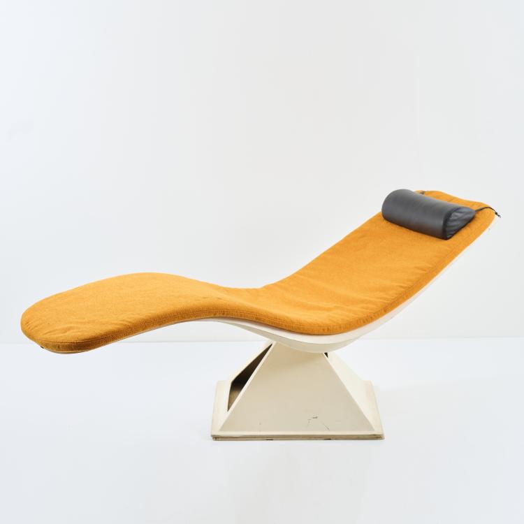 Bild 3 zu Objekt, Liegestuhl, um 1970, Charles Zublena, Plastique de Bourgogne (zugeschrieben/attr.), 167B 556
