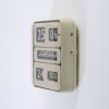 Electric wall clock 'Cifra' with calendar, c. 1965