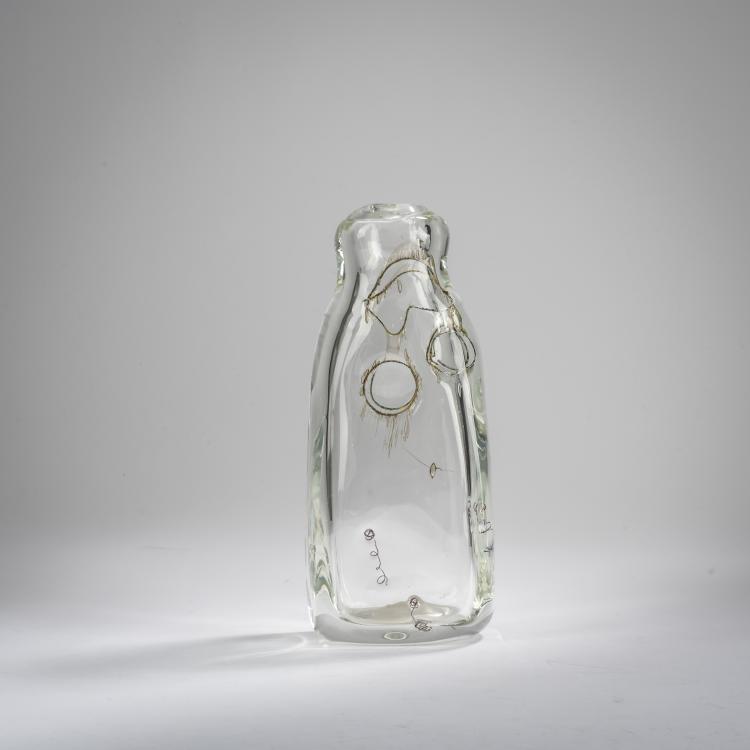 Hauptbild zu Objekt, Vase, 1980, Fulvio Bianconi, Glasi Hergiswil, um 1980, 167C 736
