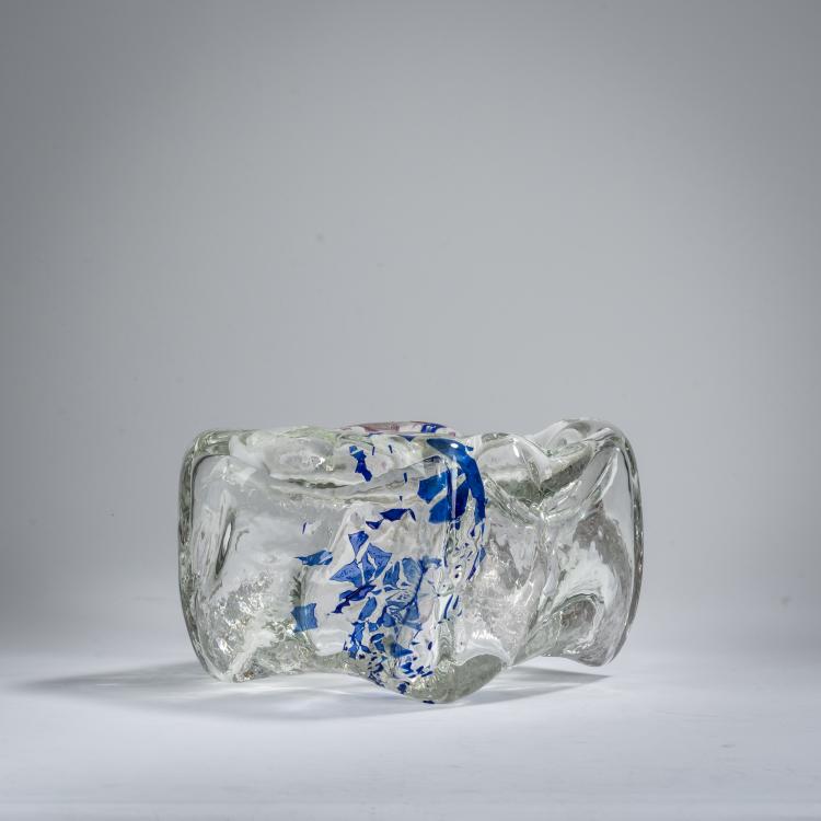 Bild 1 zu Objekt, Skulpturale Vase, 1984, Fulvio Bianconi, Glasi Hergiswil, 167C 735