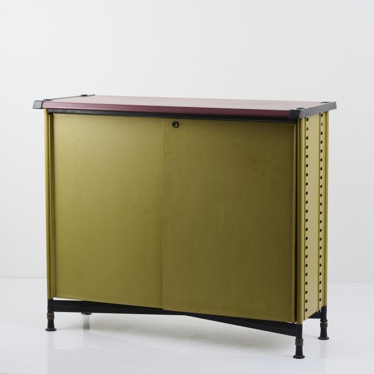 Hauptbild zu Objekt, Aktenschrank 'Spazio', 1958, Studio B.B.P.R.,Gian Luigi Banfi,Ludovico Barbiano di Belgiojoso,Enrico Peressutti,Ernesto Nathan Rogers, Olivetti, Mailand, 167A 80
