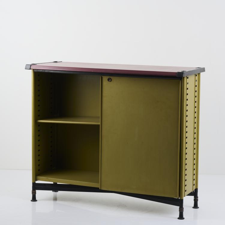Bild 1 zu Objekt, Aktenschrank 'Spazio', 1958, Studio B.B.P.R.,Gian Luigi Banfi,Ludovico Barbiano di Belgiojoso,Enrico Peressutti,Ernesto Nathan Rogers, Olivetti, Mailand, 167A 80