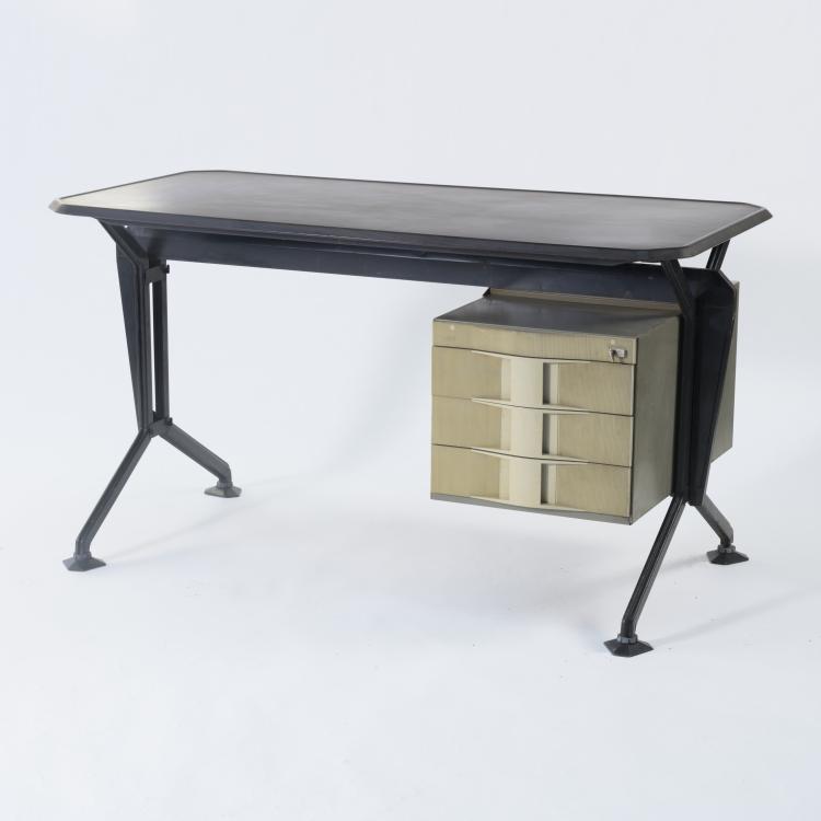 Hauptbild zu Objekt, Schreibtisch 'Arco', 1963, Studio B.B.P.R., Olivetti, Ivrea, 167A 171