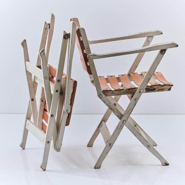 Bild 2 zu Objekt, Four folding chairs, 1960s, Fratelli Reguitti, Agnosine, 167A 172