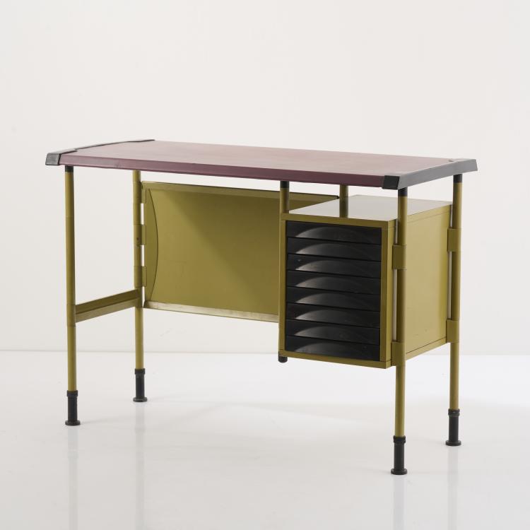 Hauptbild zu Objekt, Schreibmaschinentisch 'Spazio', 1959, Studio B.B.P.R., Olivetti, Ivrea, 167A 79