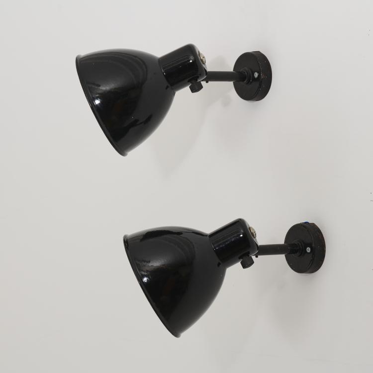 Bild 2 zu Objekt, Two '829' wall lights, 1931, Hin Bredendieck,Hermann Gautel, Kandem; K&ouml;rting & Mathiesen, Leipzig-Leutzsch., 167B 352