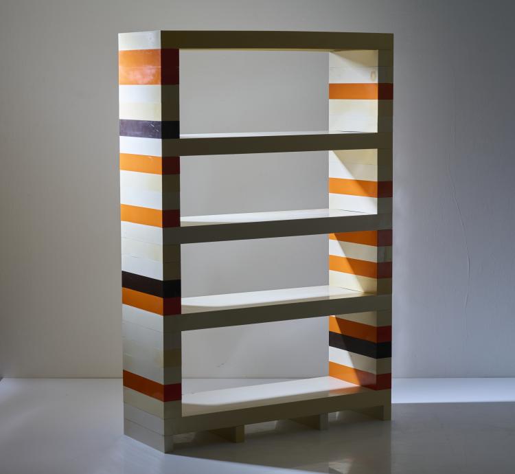 Bild 3 zu Objekt, Drei Regale aus dem modularen Regalsystem 'Brick', um 1970, Jonathan De Pas,Donato D'Urbino,Paolo Lomazzi, Collezione Longato, Padua, 167A 216