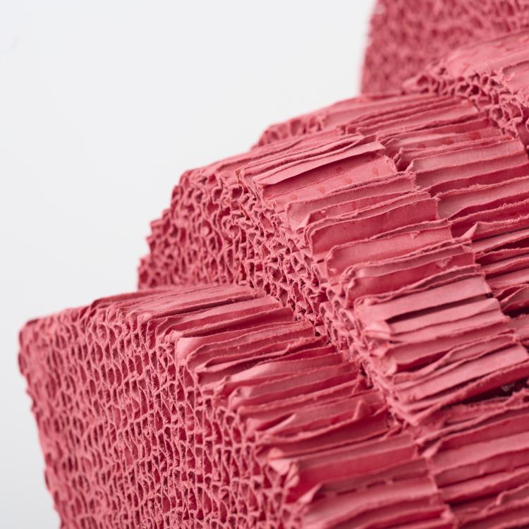 Bild 9 zu Objekt, 'Red Beaver' armchair with ottoman, 1980, Frank O. Gehry, Vitra Design, Weil am Rhein, 167B 573