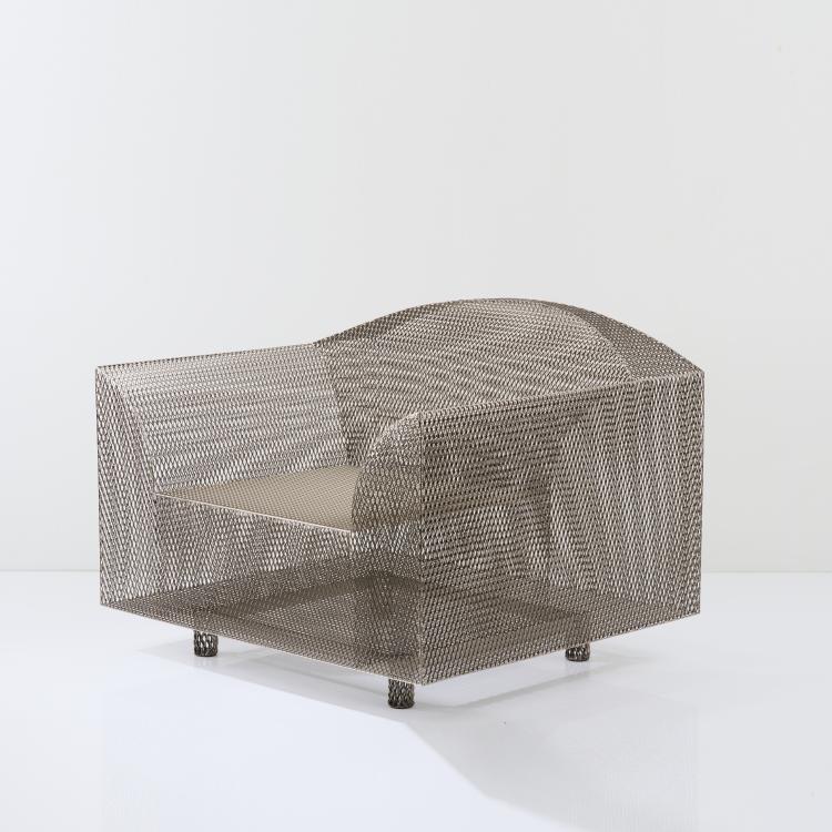 Hauptbild zu Objekt, 'How High The Moon' easy chair, 1986, Shiro Kuramata, Vitra Design, Weil am Rhein, 167B 574