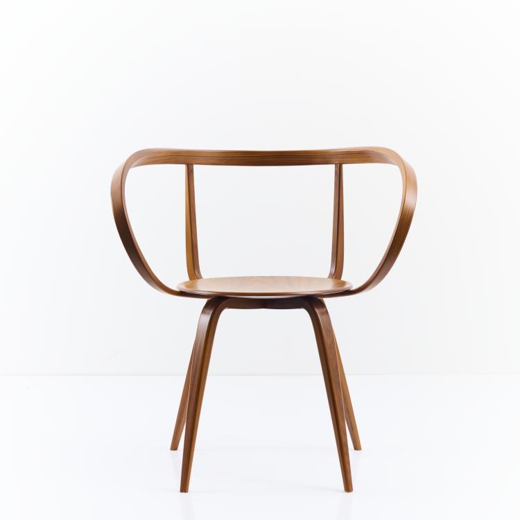 Bild 2 zu Objekt, Armlehnstuhl 'Pretzel chair', 1952, George Nelson, Vitra Design, Weil am Rhein, 167B 470