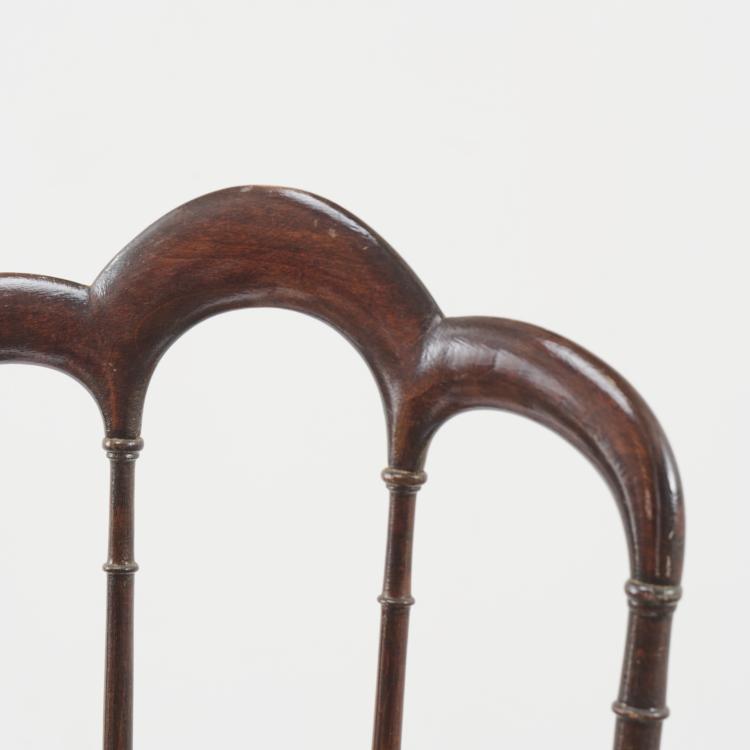 Bild 4 zu Objekt, Four 'Chiavari' chairs, 1940/50s, Colombo Sanguineti (attributed), Sanguineti, Fratelli, Chiavari (zugeschrieben/attributed), 167A 21