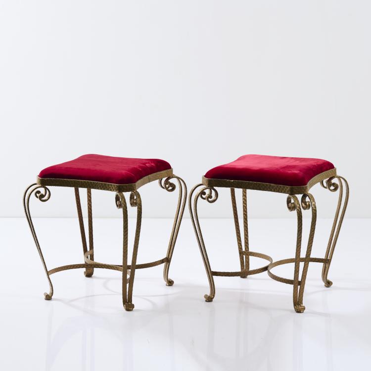 Bild 1 zu Objekt, Zwei Hocker, 1950er Jahre, Pier Luigi Colli (zugeschrieben), Colli, Turin (zugeschrieben/attributed), 167A 72