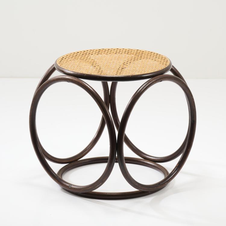 Hauptbild zu Objekt, Hocker, um 1899, Thonet, Frankenberg (zugeschrieben/attributed), 167B 327