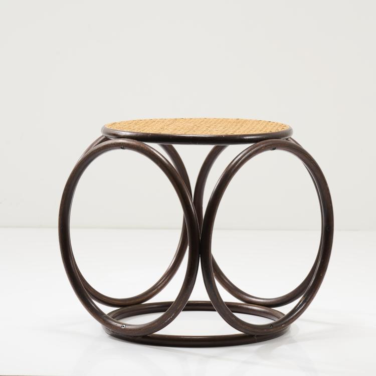 Bild 2 zu Objekt, Hocker, um 1899, Thonet, Frankenberg (zugeschrieben/attributed), 167B 327