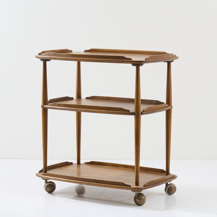 Hauptbild zu Objekt, Servierwagen, 1950er Jahre, Ercol Furniture Industries, High Wycomb, 167B 479