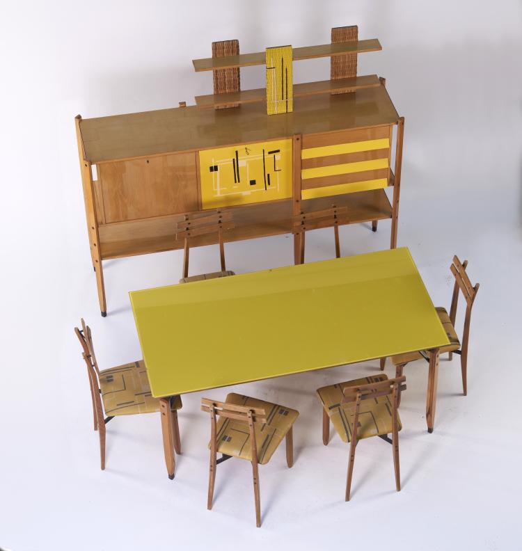 Bild 1 zu Objekt, Sideboard with shelf, c. 1957, Roberto Aloi, Aloi, Roberto, Manufaktur, Italien, 167A 63