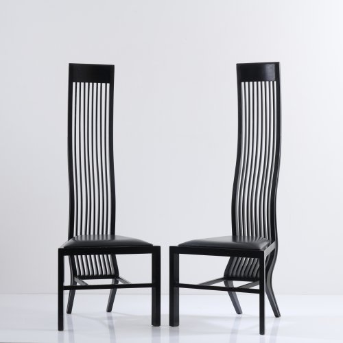 Two 'Monroe' chairs, c. 1982