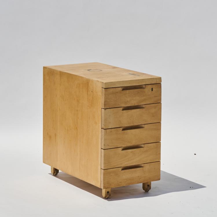 Hauptbild zu Objekt, Rollcontainer '296', 1930, Alvar Aalto, Huonekalu-ja Rakennusty&ouml;tehdas Oy, Turku f&uuml;r Artek, Helsinki, 170B 392