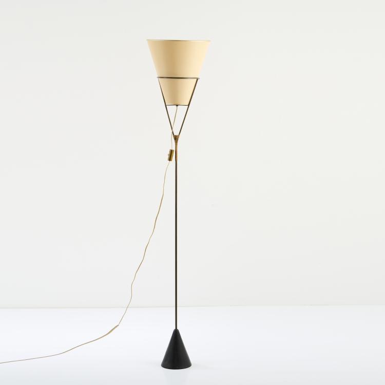 Hauptbild zu Objekt, 'Umkehrlampe' floor lamp, 1951/52, Carl Aub&ouml;ck, Aub&ouml;ck, Wien, 170B 361