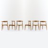 Six 'FH 4103' chairs, 1952