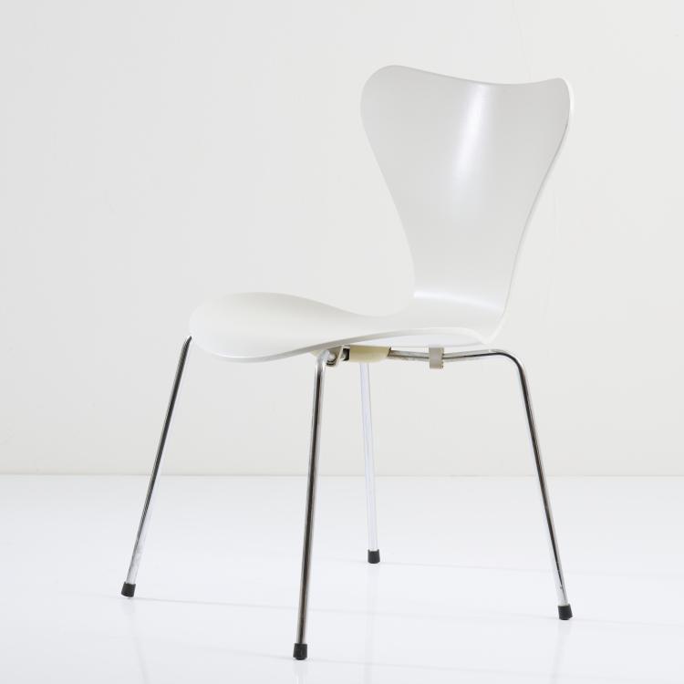Bild 6 zu Objekt, Zehn St&uuml;hle '3107', 1955, Arne Jacobsen, Fritz Hansen, Aller&oslash;d, 167B 490